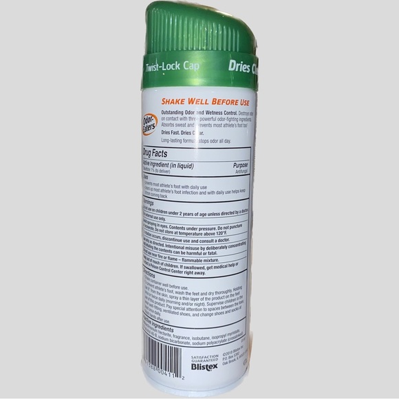 Odor-Eaters Spray Powder Tolnaftate Antifungal 4 oz - Picture 2 of 2